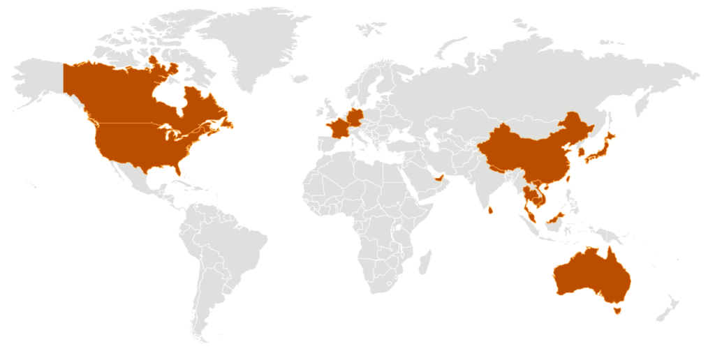 coronavirus map