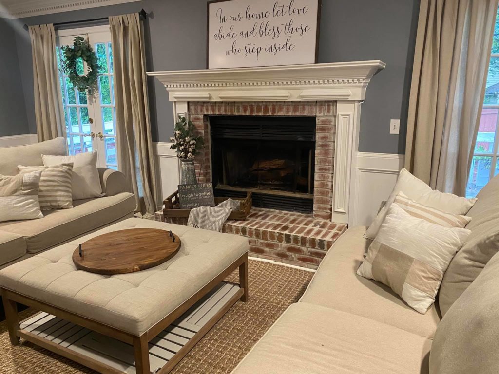 fireplace makeover