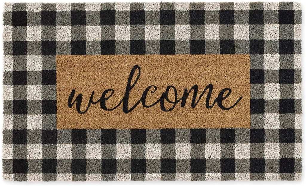 welcome door mat