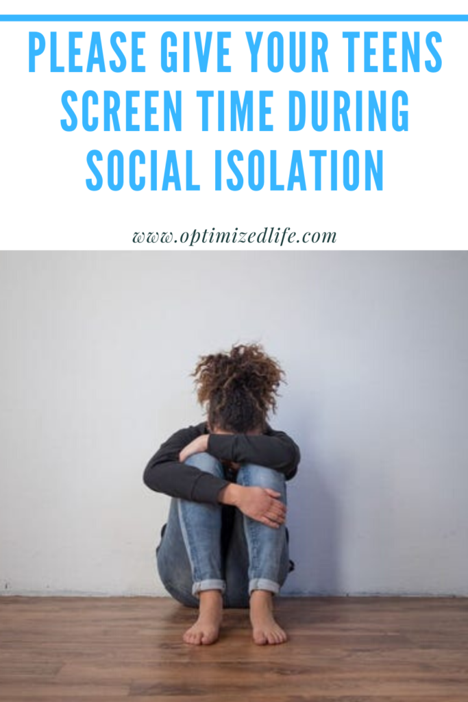 social isolation in teens