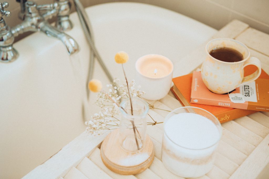 soaking in bath reduces stress
