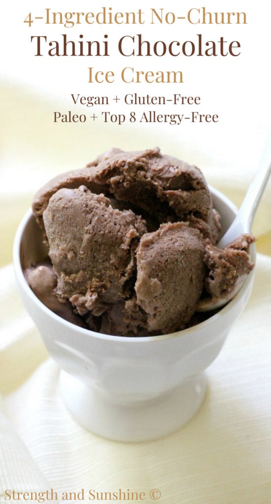 tahini chocolate ice cream