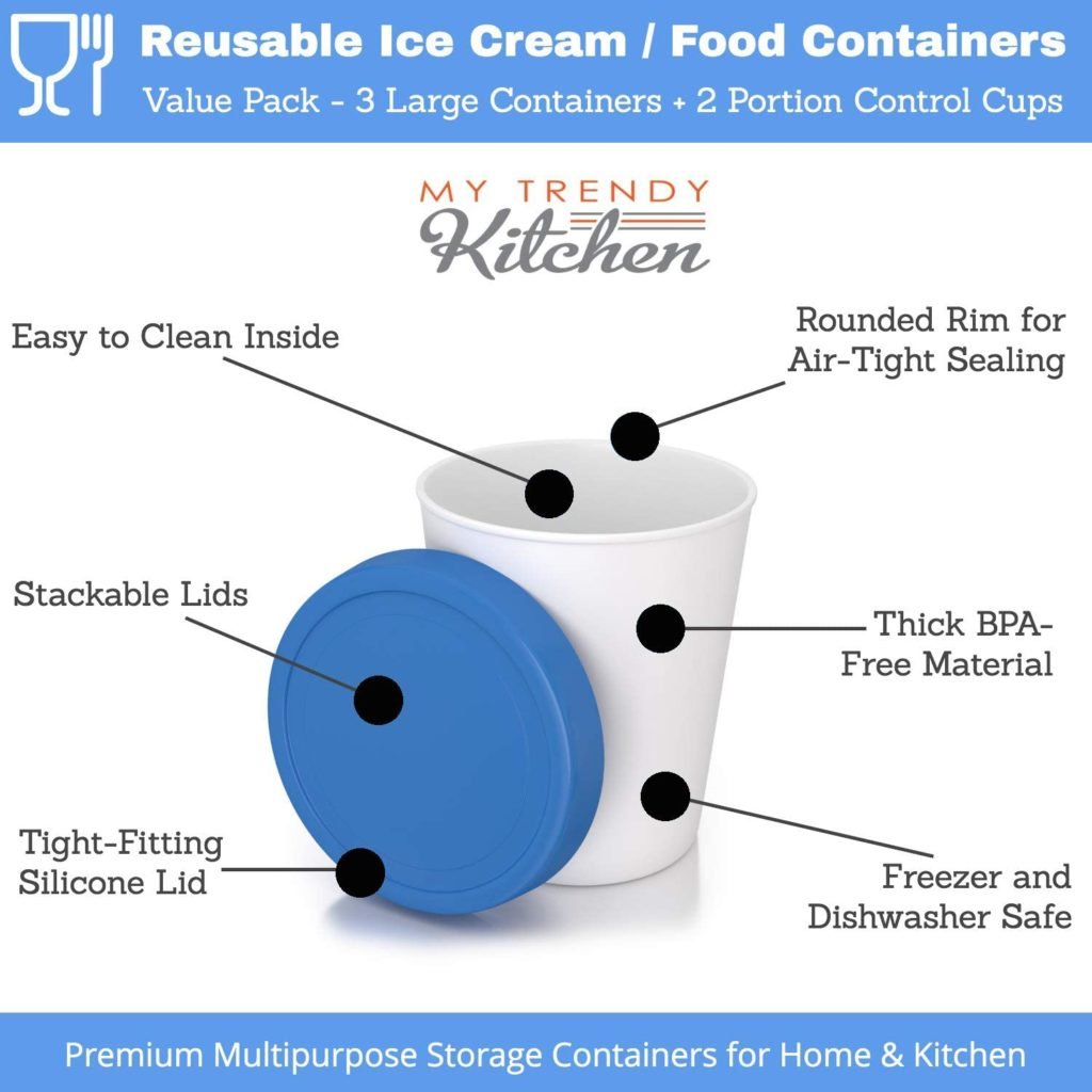 reusable eco friendly ice cream containers