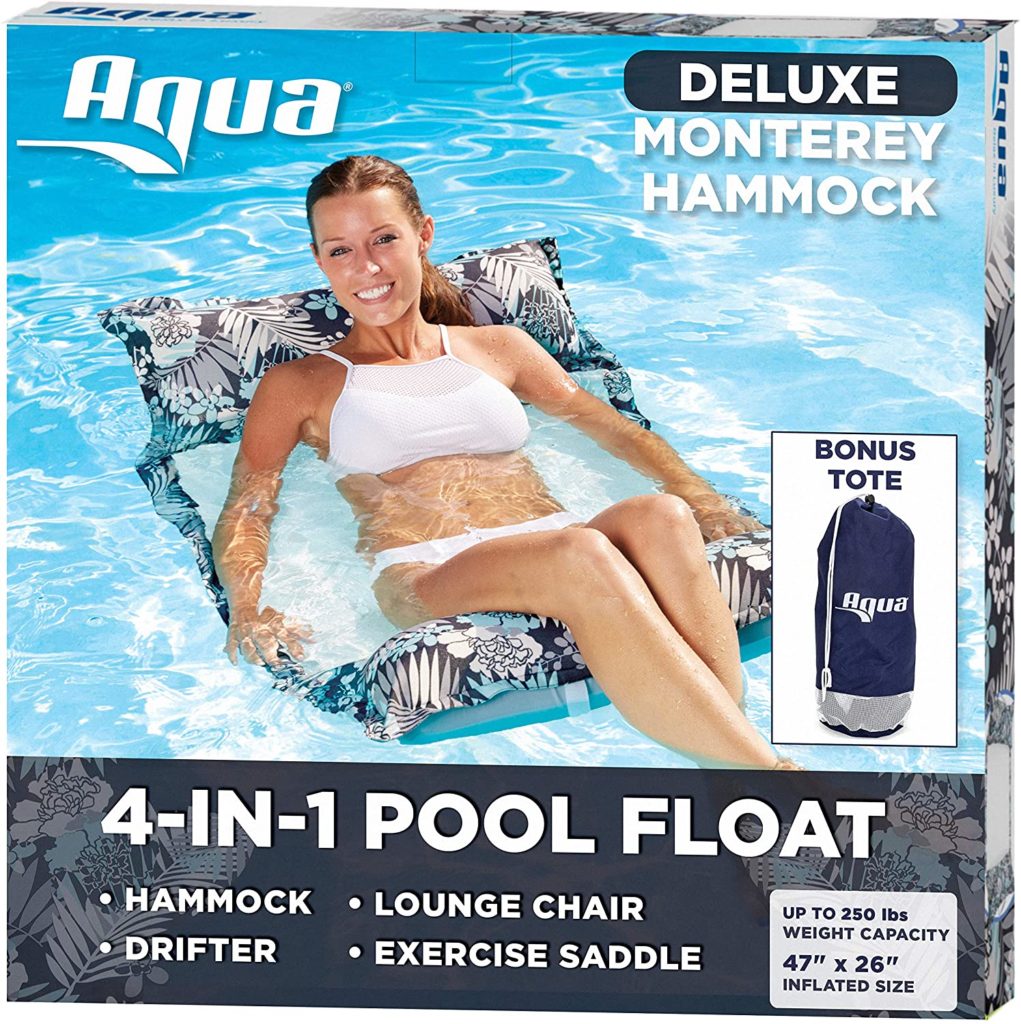 Aqua deluxe 4-in-1 float